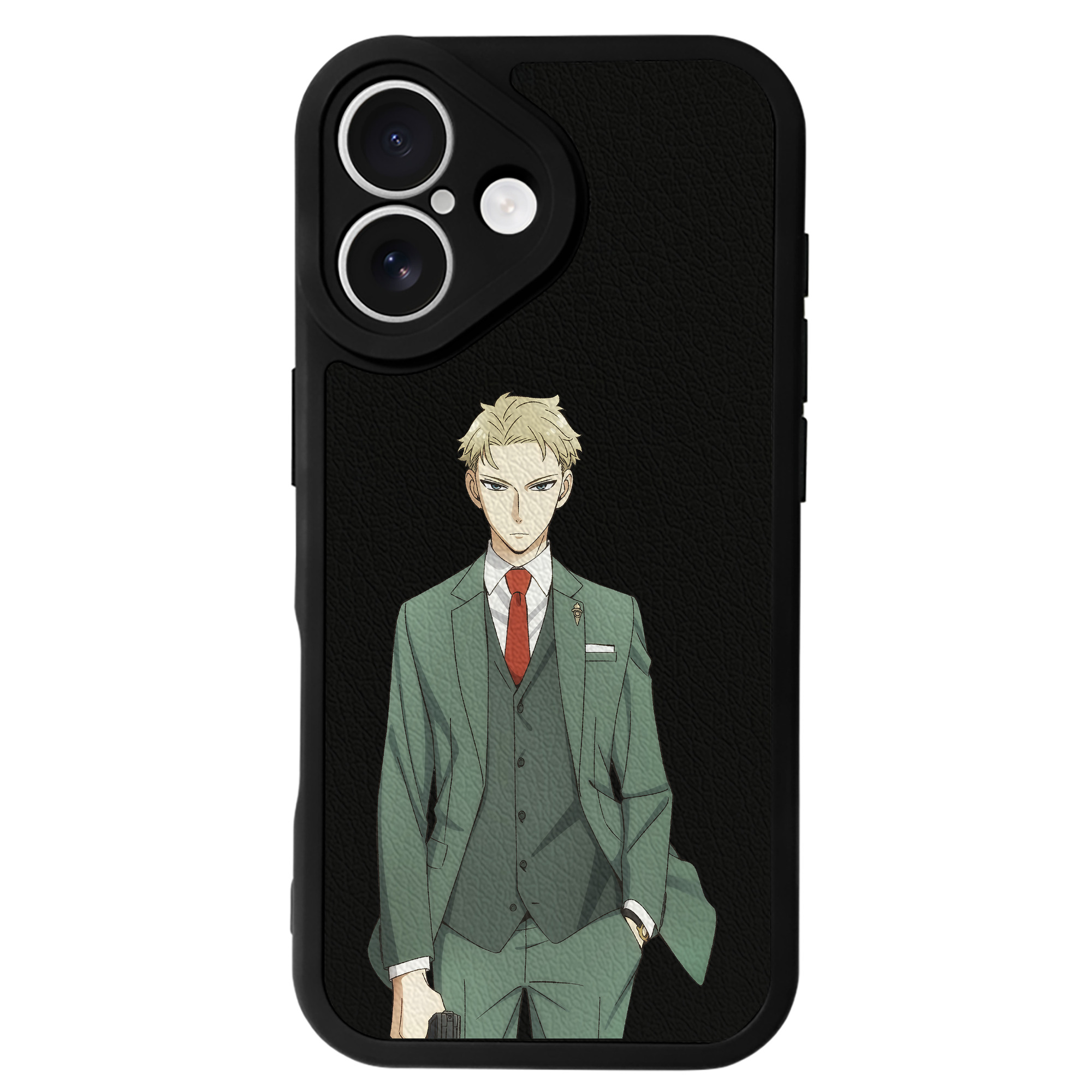（画像用） SPY×FAMILY间谍家家酒 【iPhone 16シリーズ対応】シリコンスマホケース（レザー調） 材質：シリコン